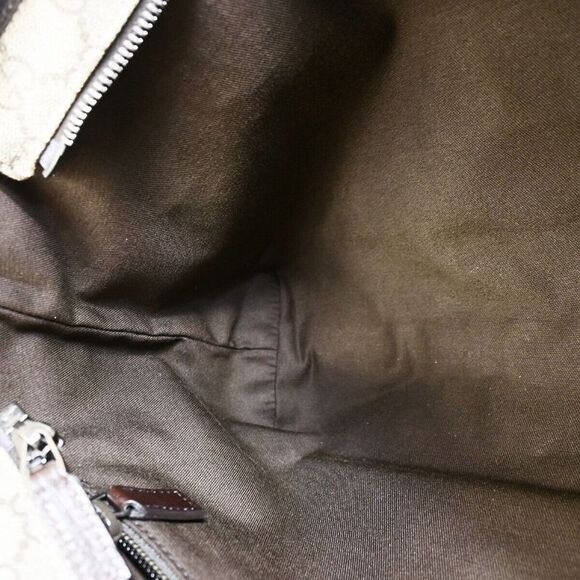 Gucci Brown Canvas Handbag (Pre-Owned) - Picture 14 of 15